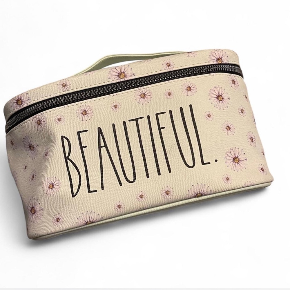 Rae Dunn Floral Travel Cosmetic Bag